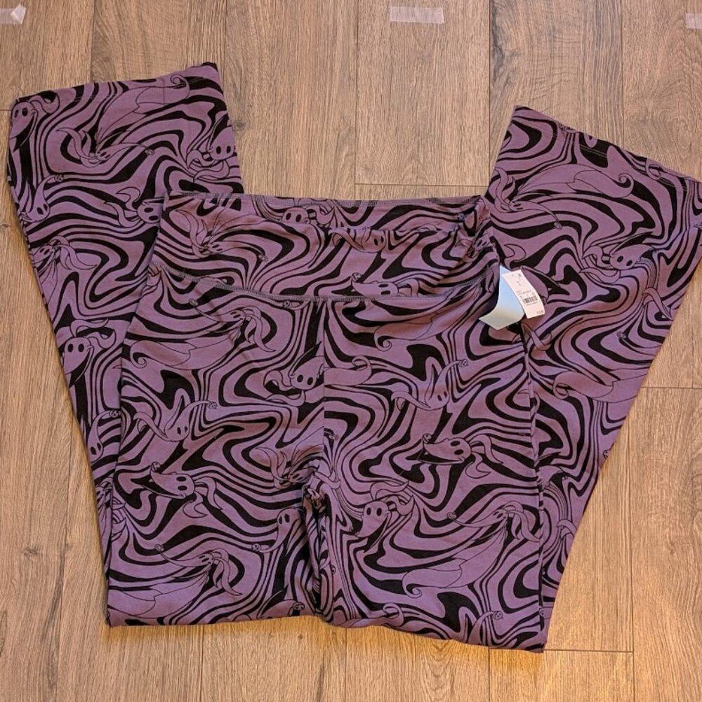 🖤💜 Nightmare Before Christmas Bootcut Leggings- XL — Zero Dog Print (NWT) 💜🖤